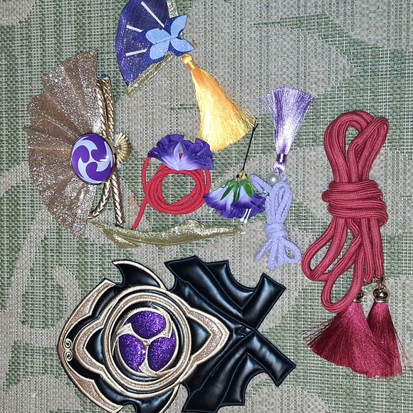 Raiden Shogun Cosplay Costume from Genshin Impact LARGE - Picture 4 of 11